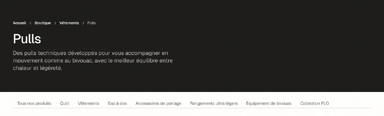 Page catégorie DIY French Light Outdoor dédiée aux matériaux et composants